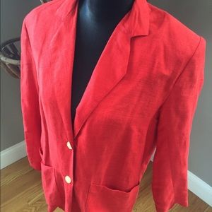 Fantastic linen Calvin Klein vintage blazer
